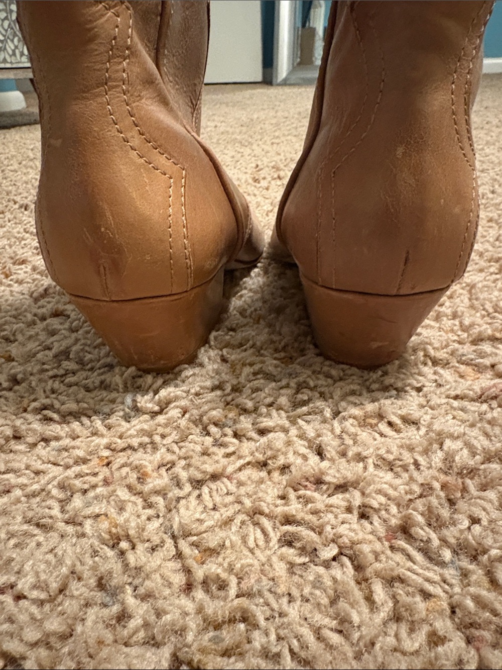 Matisse Tan Western Ankle Booties - Picture 10 of 15